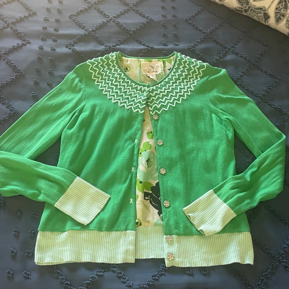 Tabitha Green Knit with Patterned Detail